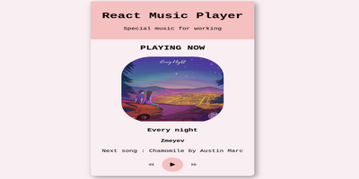 React Music Player